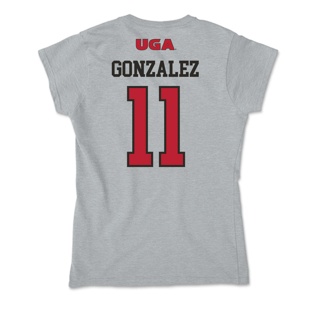 Georgia - NCAA Women's Basketball : Enjulina Gonzalez - Soft Style Women’s T-Shirt-1