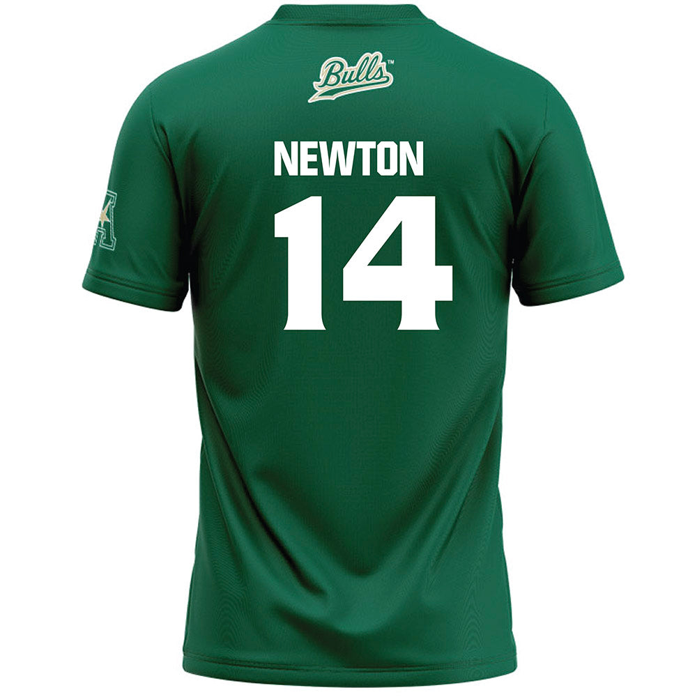 USF - NCAA Women's Lacrosse : Maggie Newton - Green Lacrosse Jersey -1