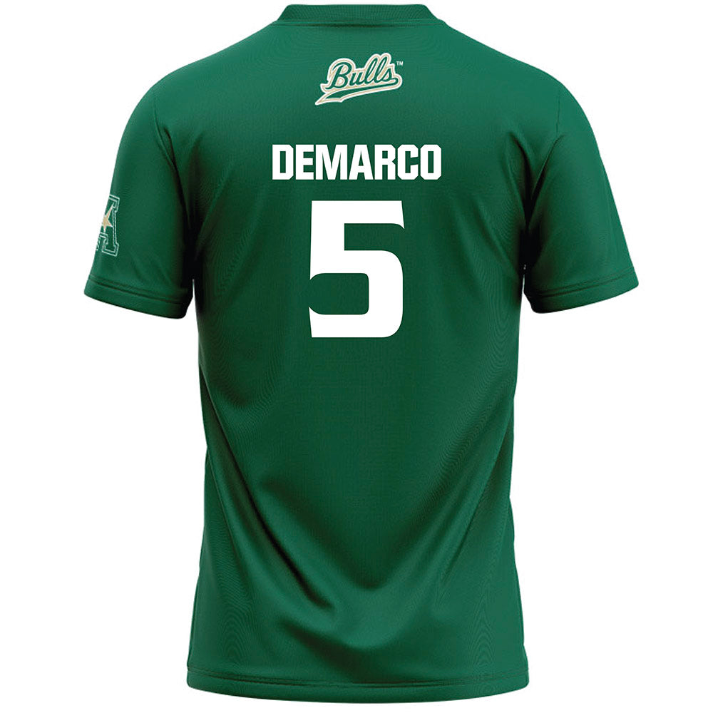 USF - NCAA Women's Lacrosse : Taylor DeMarco - Green Lacrosse Jersey -1