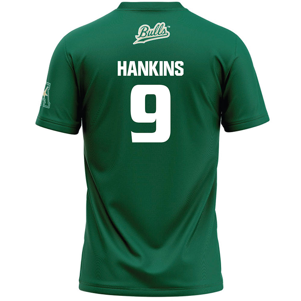 USF - NCAA Women's Lacrosse : Lucy Hankins - Green Lacrosse Jersey -1