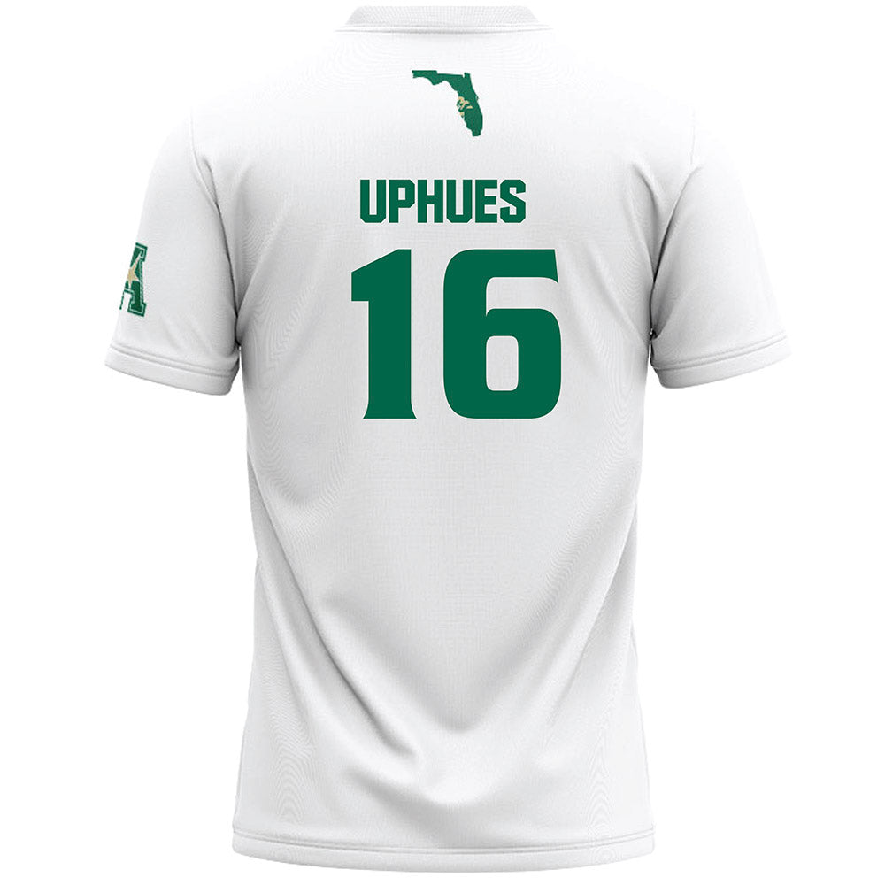 USF - NCAA Women's Lacrosse : Ava Uphues - White Lacrosse Jersey -1