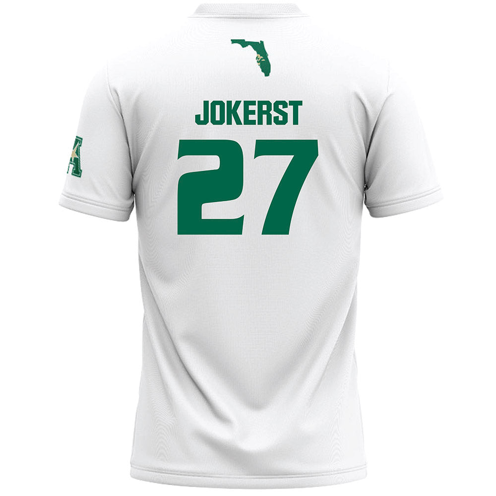USF - NCAA Women's Lacrosse : Madisyn Jokerst - White Lacrosse Jersey -1