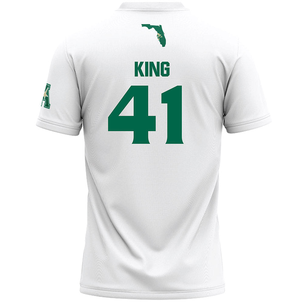 USF - NCAA Women's Lacrosse : Lindsey King - White Lacrosse Jersey -1