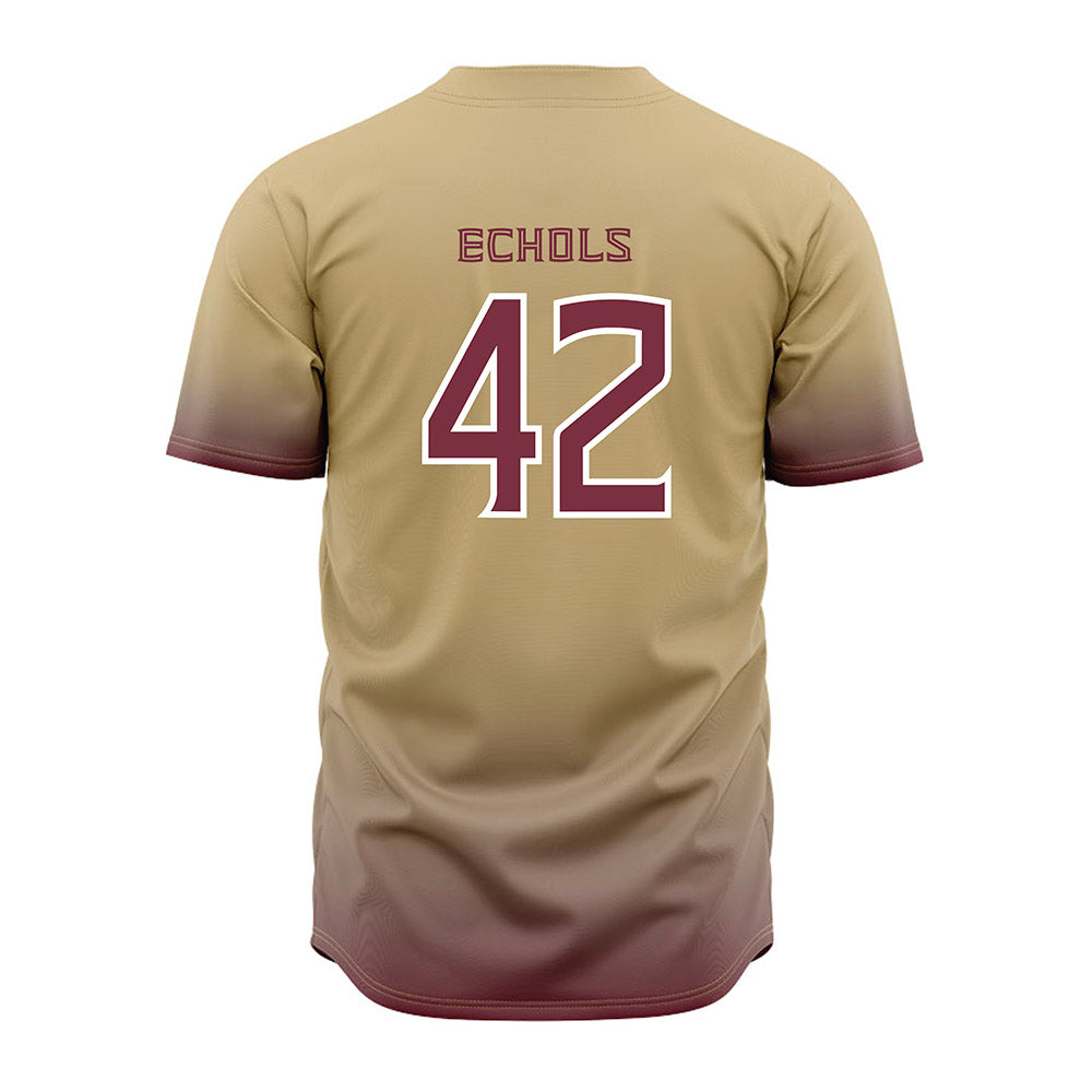 FSU - NCAA Baseball : Jake Echols - Cream Jersey-1