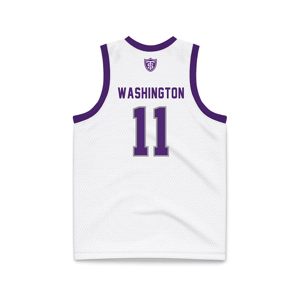UST - NCAA Women's Basketball : Zoey Washington - White Basketball Jersey-1