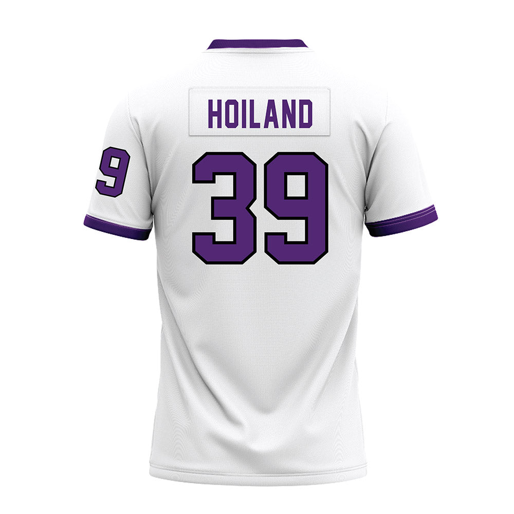 UST - NCAA Football : Ben Hoiland - White Premium Football Jersey-1