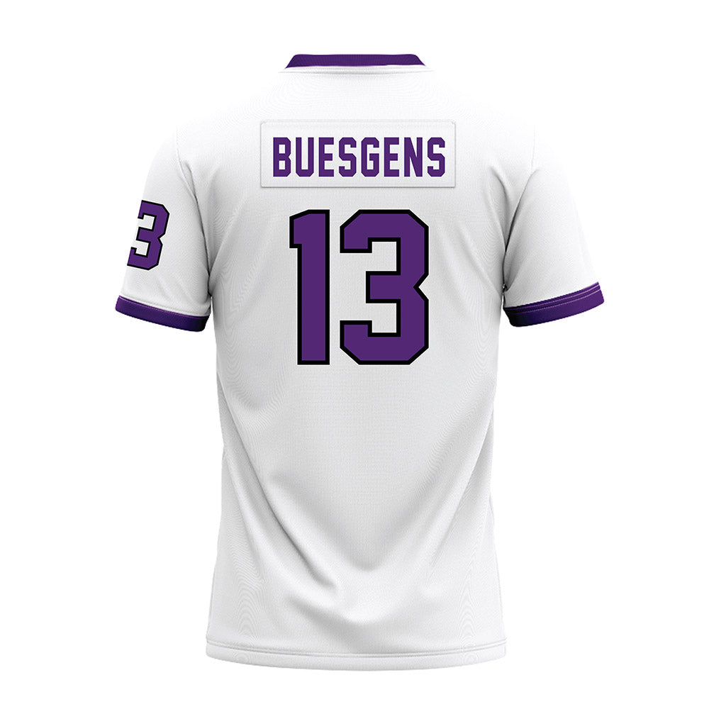 UST - NCAA Football : Benjamin Buesgens - White Premium Football Jersey-1