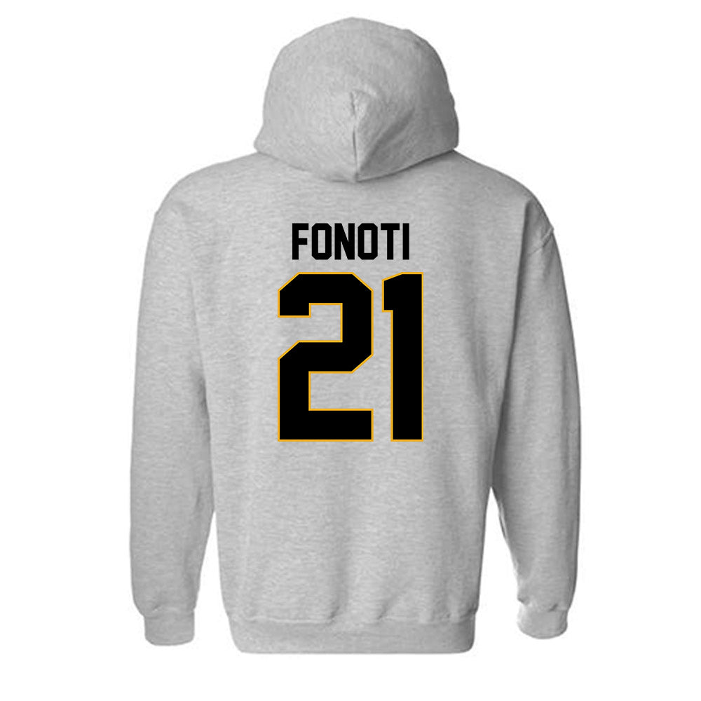 Missouri - NCAA Football : Malae Fonoti - Classic Shersey Hooded Sweatshirt-1