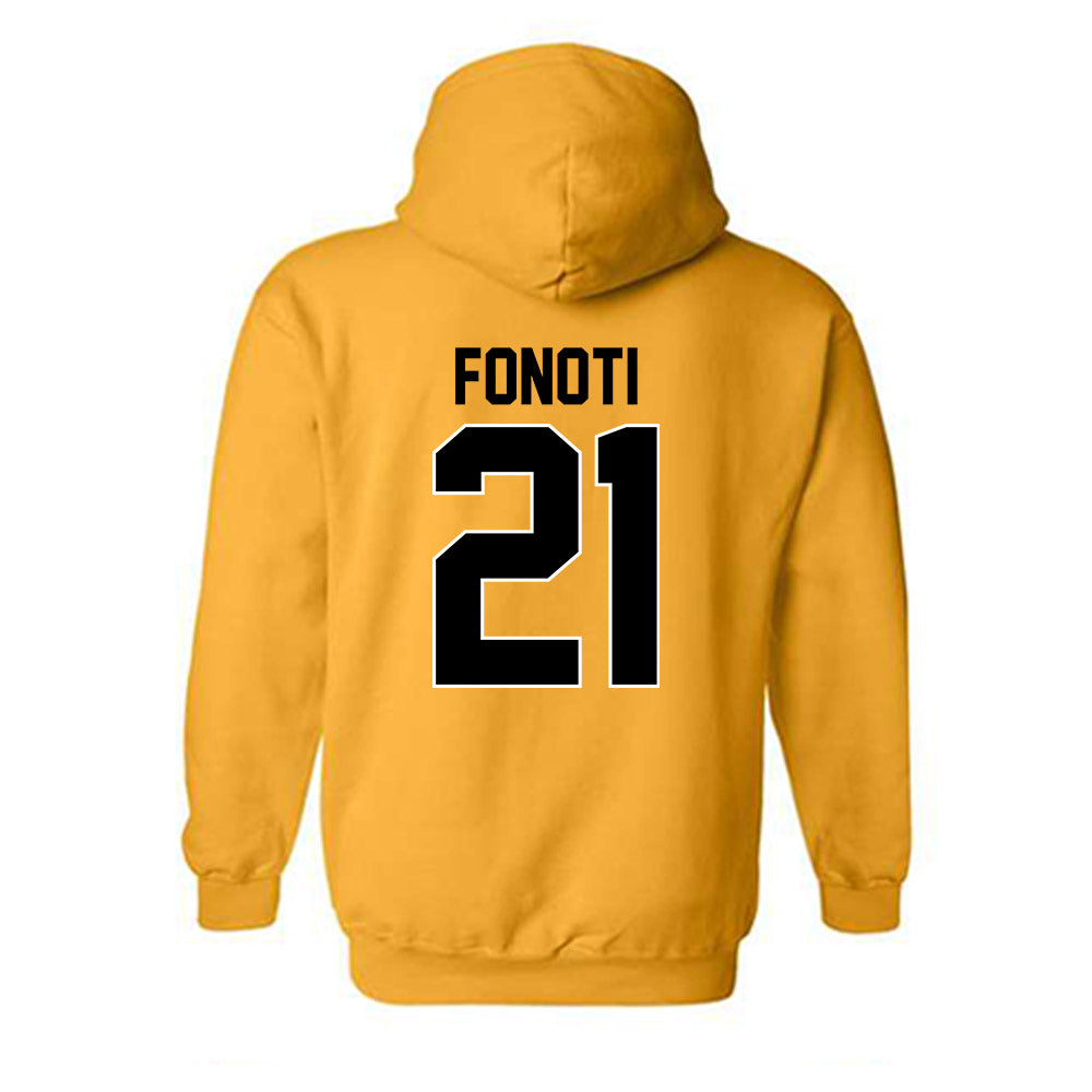 Missouri - NCAA Football : Malae Fonoti - Classic Shersey Hooded Sweatshirt-1