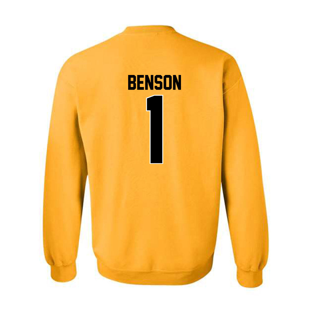Missouri - NCAA Baseball : Cameron Benson - Classic Shersey Crewneck Sweatshirt-1