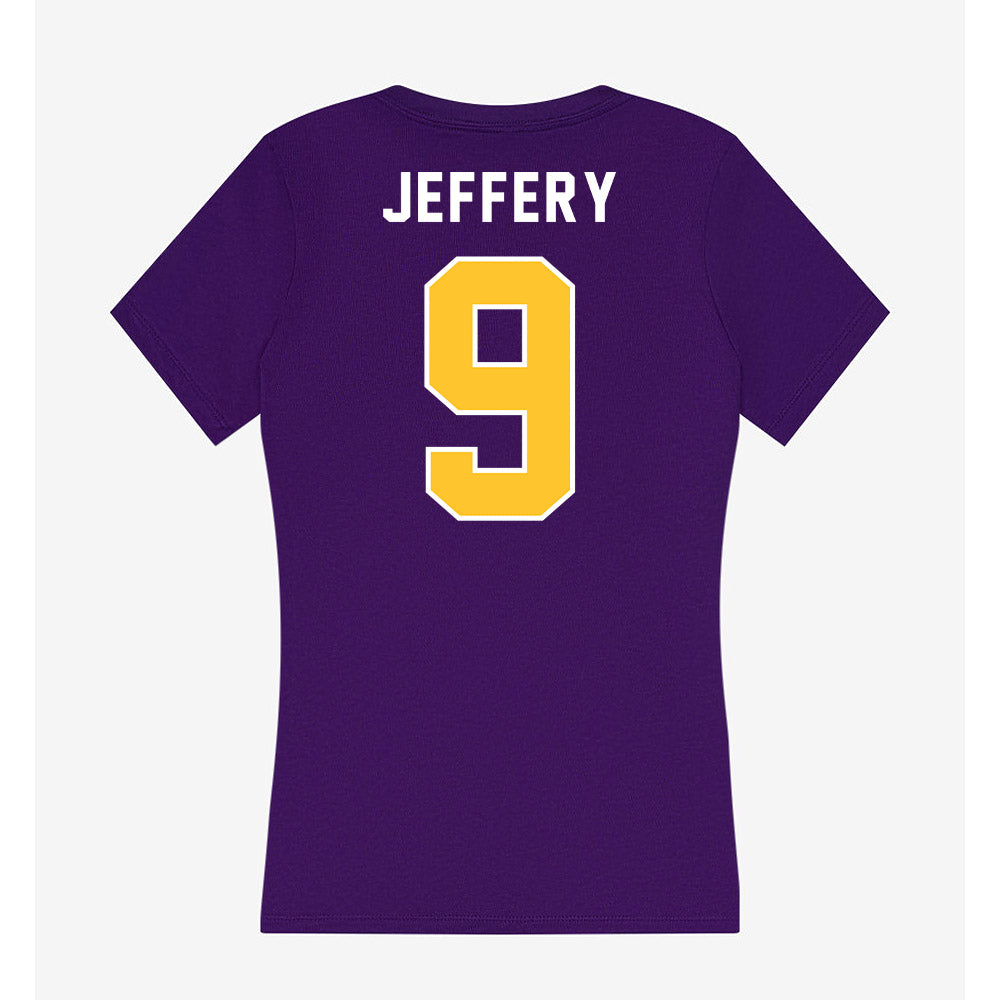 LSU - NCAA Women's Volleyball : Camryn Jeffery - Women's V-Neck T-Shirt-1