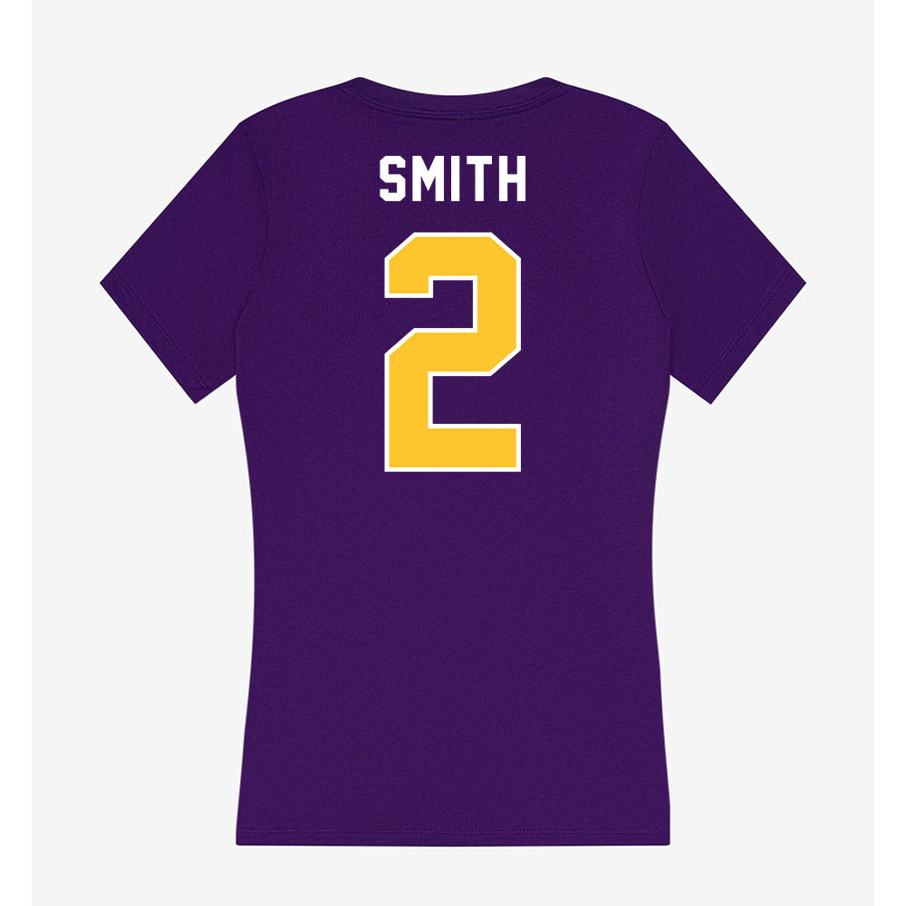 LSU - NCAA Women's Volleyball : Tireh Smith - Women's V-Neck T-Shirt-1