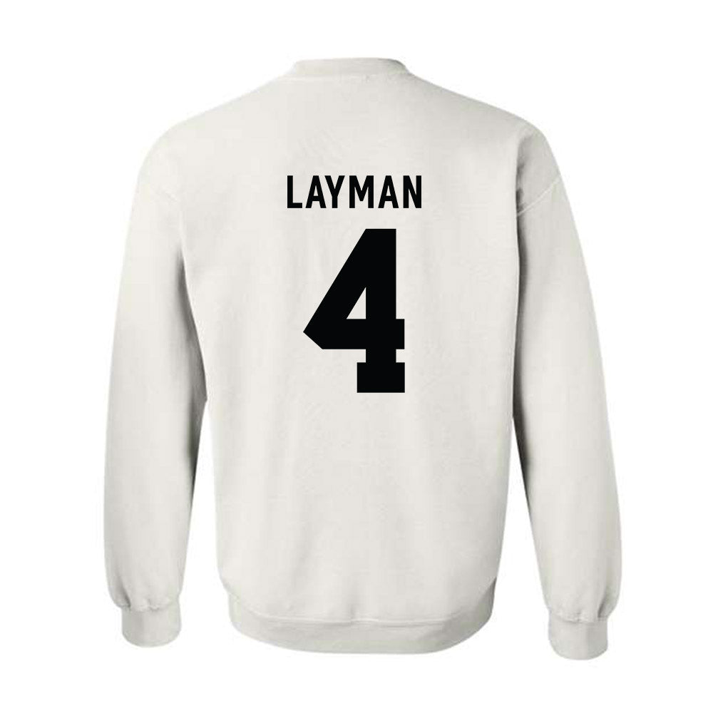 - NCAA Baseball : James Layman - Classic Shersey Crewneck Sweatshirt-1