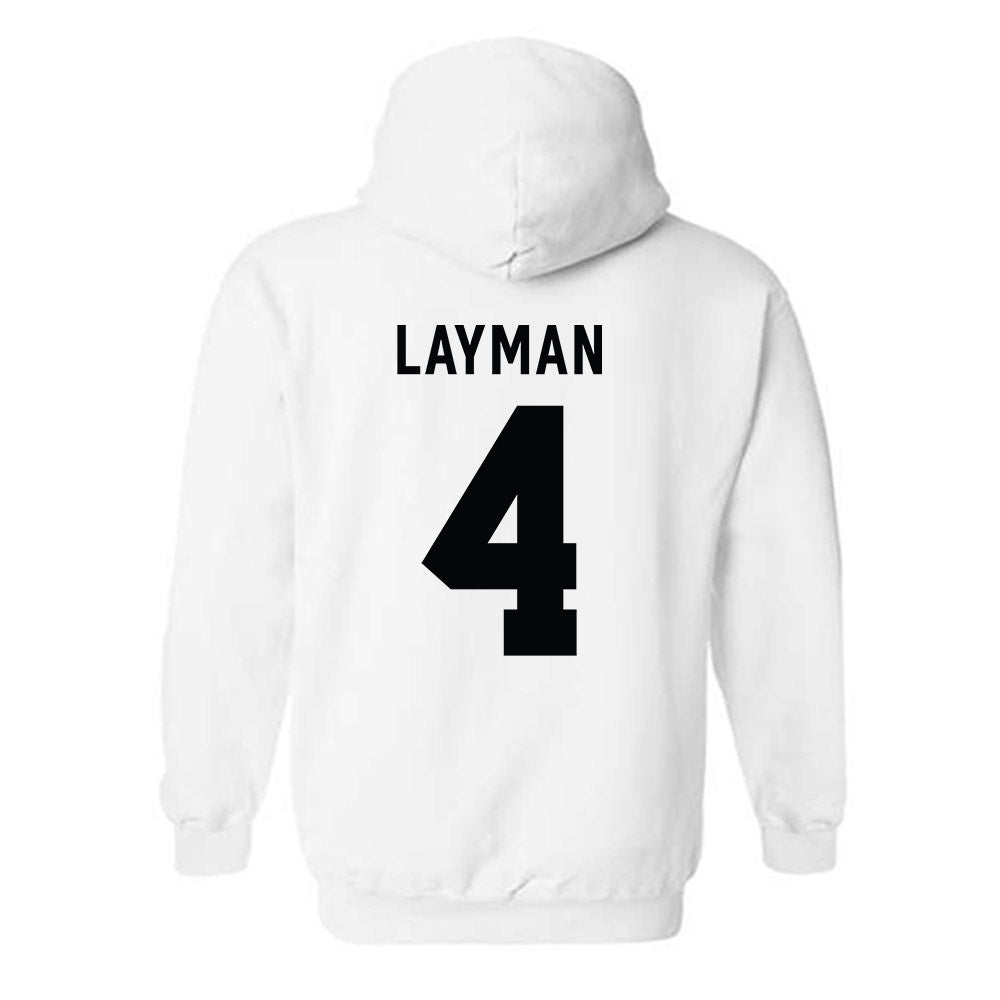 - NCAA Baseball : James Layman - Classic Shersey Hooded Sweatshirt-1
