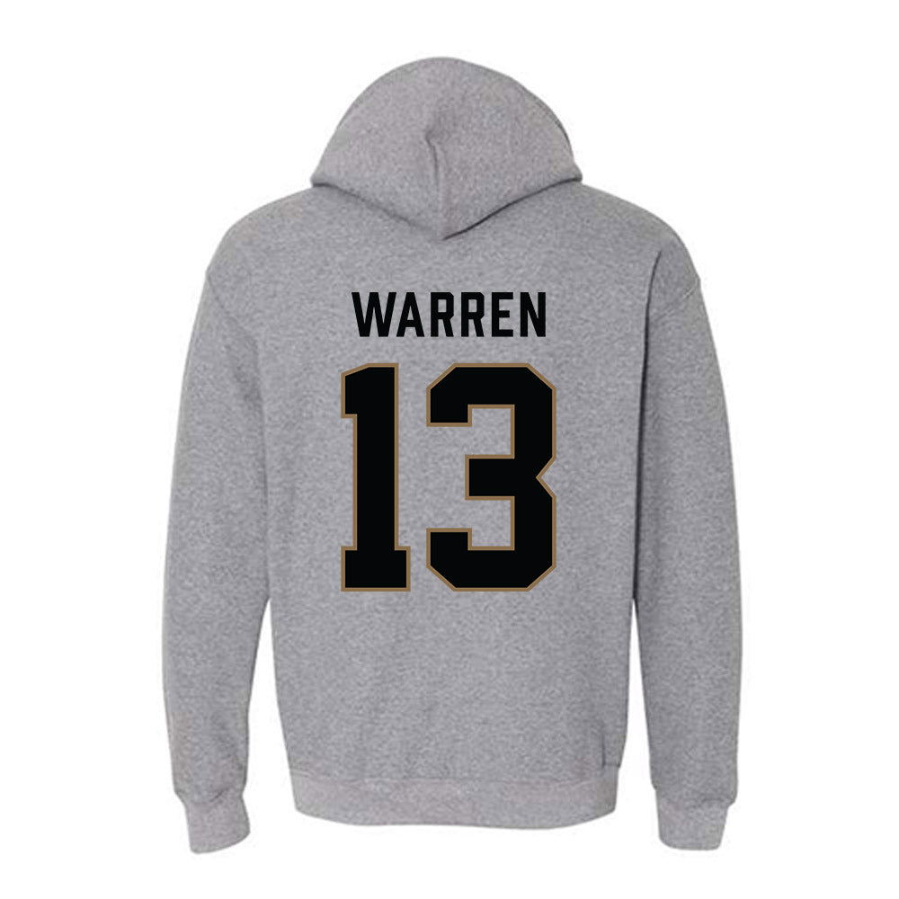 - NCAA Women's Basketball : Toni Warren - Classic Shersey Hooded Sweatshirt-1