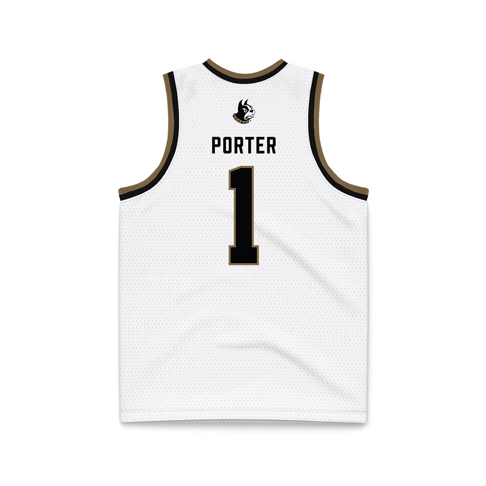 Wofford - NCAA Women's Basketball : Elli Porter - White Basketball Jersey-1