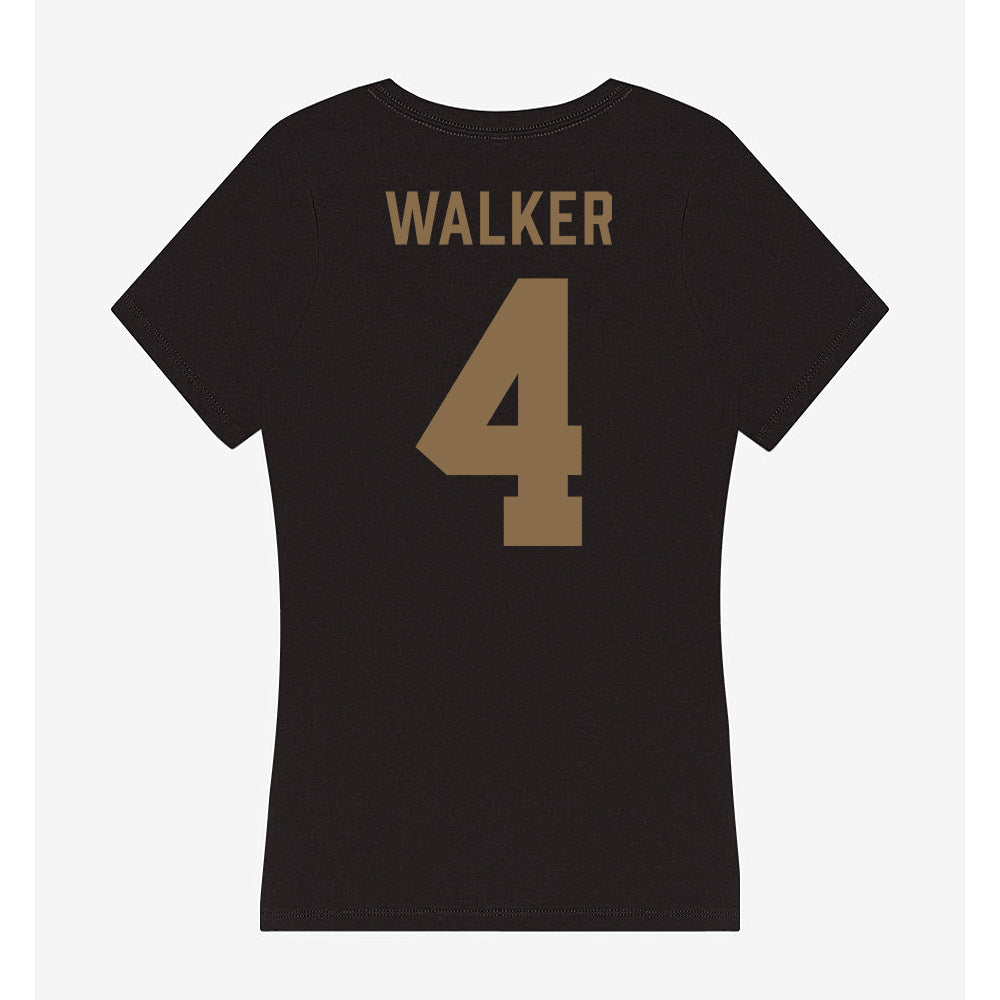 Wofford - NCAA Football : Cole Walker - Women's V-Neck T-Shirt-1