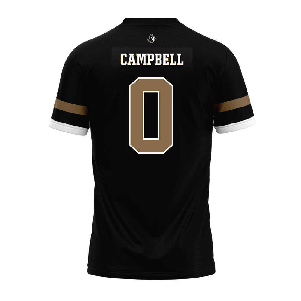 Wofford - NCAA Football : Eli Campbell - Black Premium Football Jersey-1