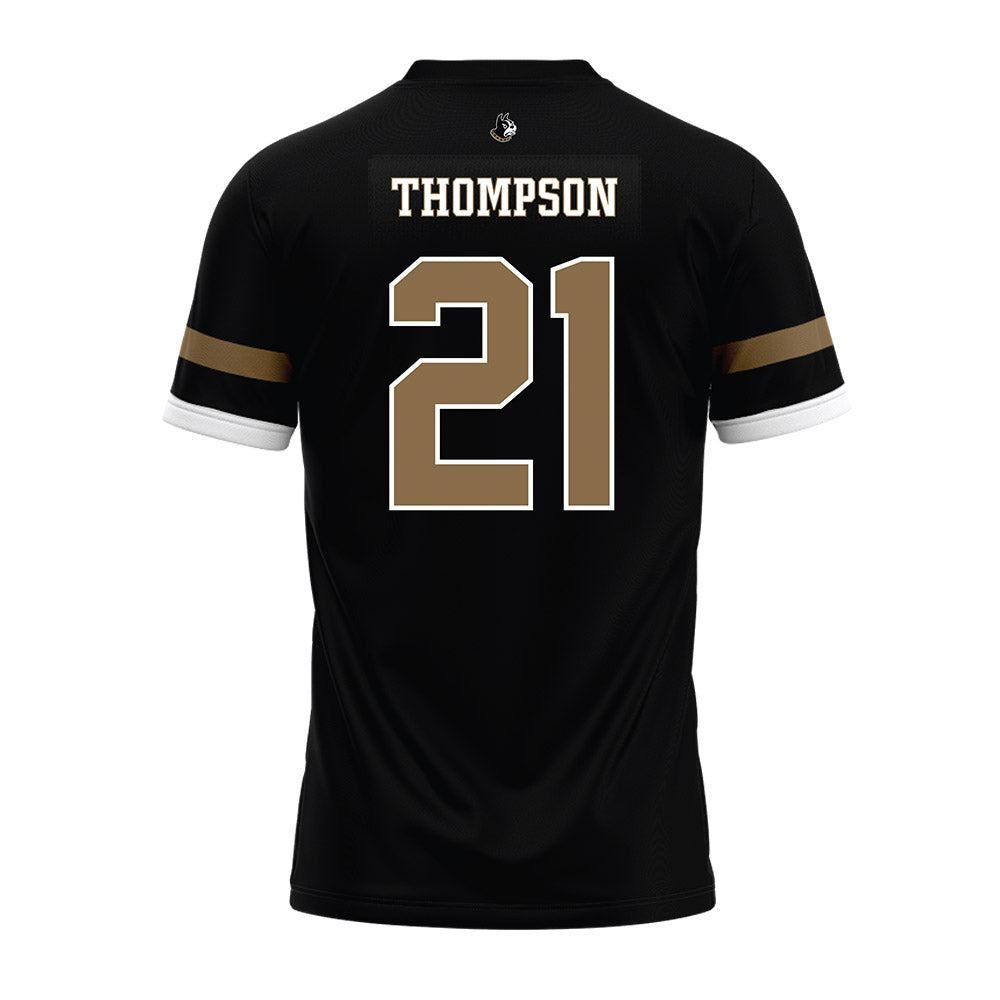 Wofford - NCAA Football : Wyatt Thompson - Black Premium Football Jersey-1