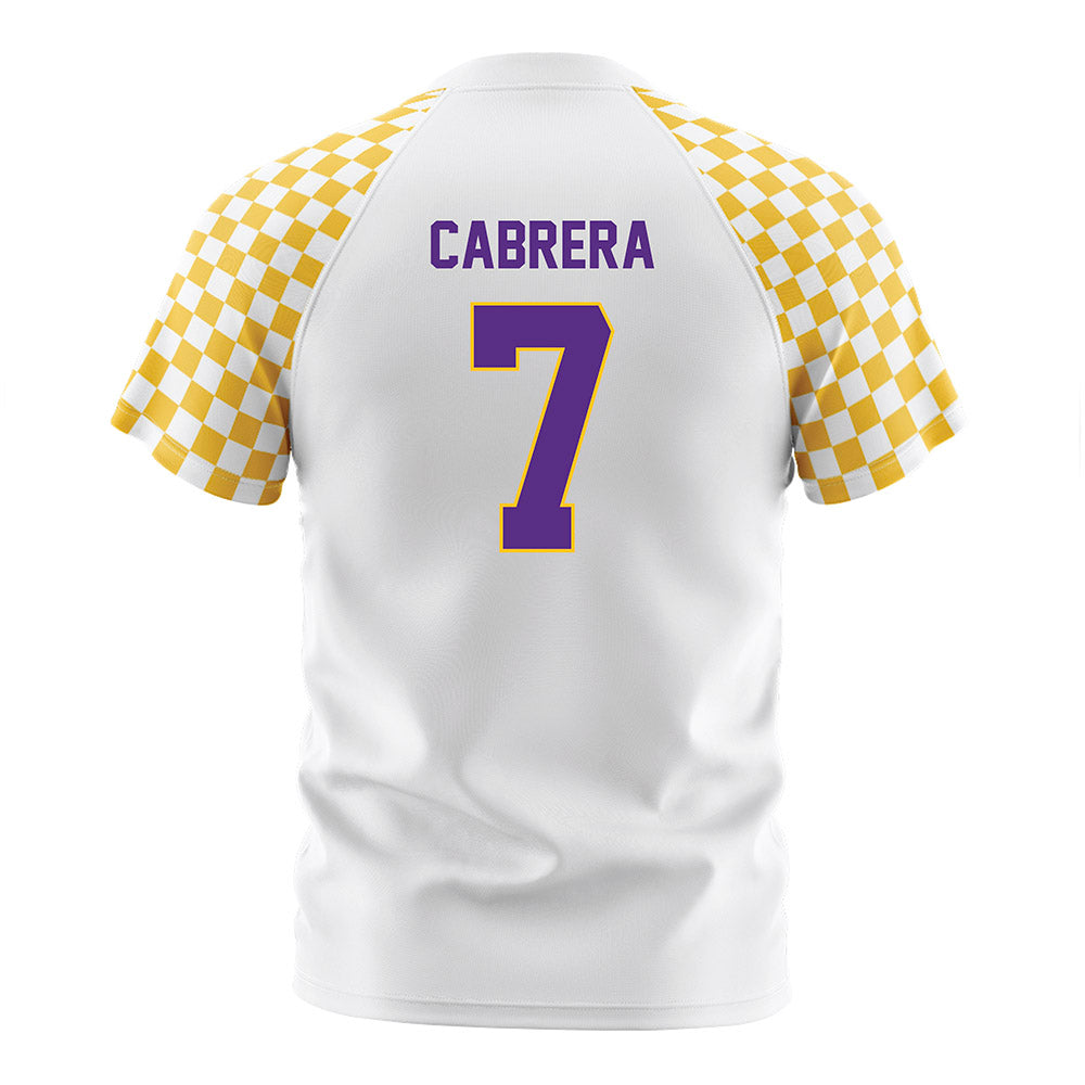 LSUA - NCAA Men's Soccer : Tomas Cabrera - White Soccer Jersey-1