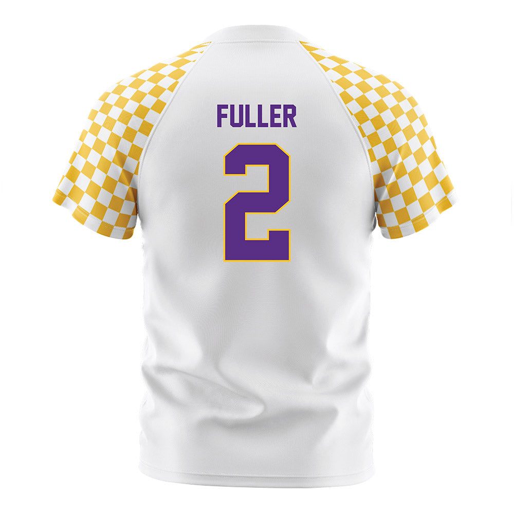 LSUA - NCAA Men's Soccer : Rhys Fuller - White Soccer Jersey-1