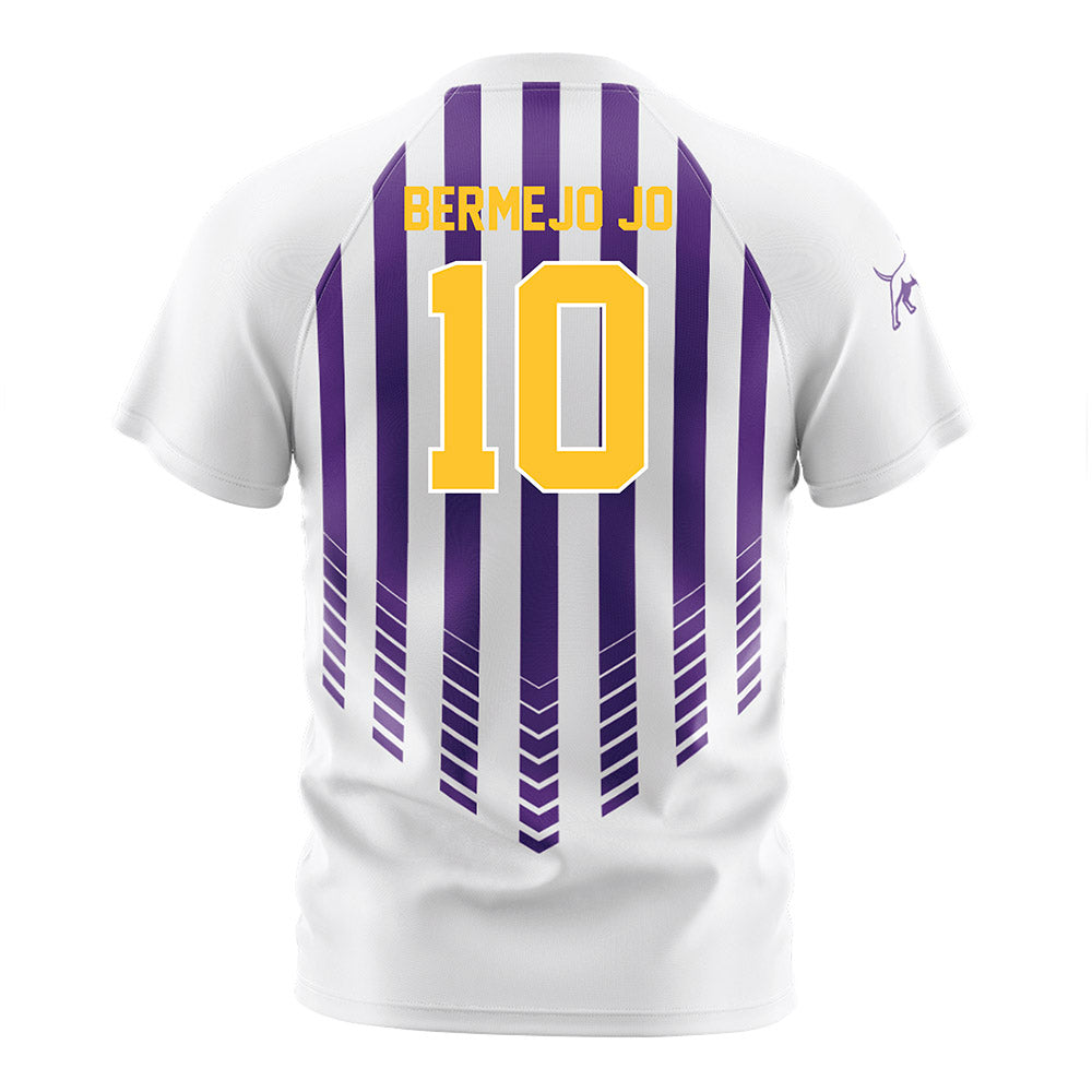 LSUA - NCAA Women's Soccer : Alexia Bermejo Jo - White Soccer Jersey-1