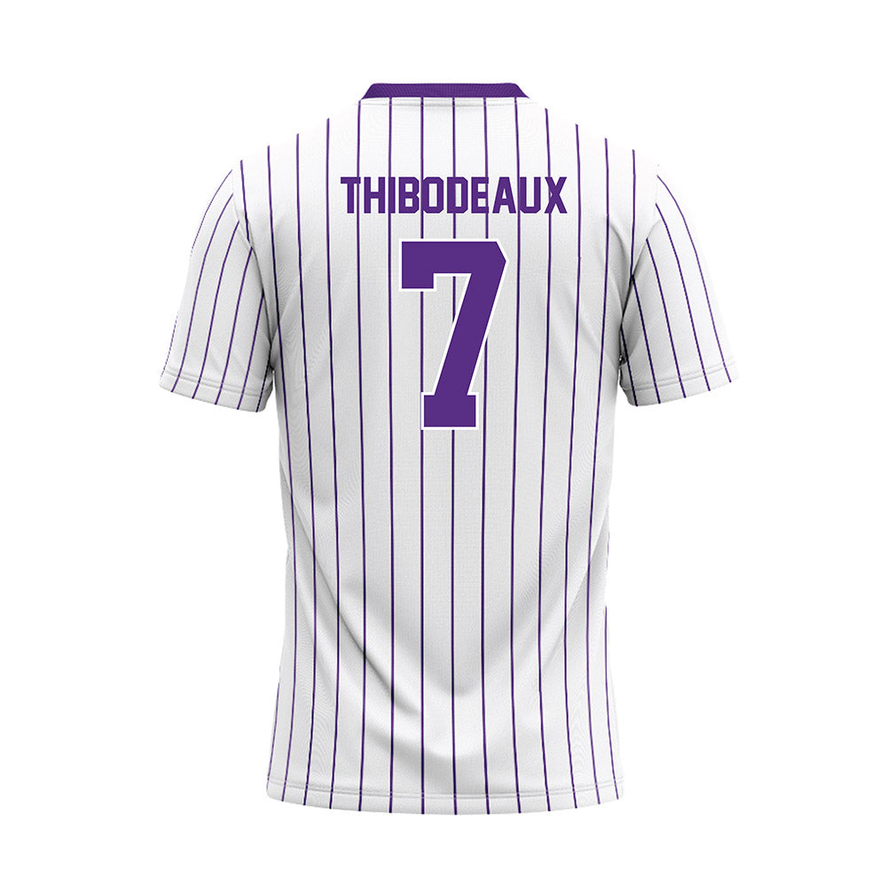 LSUA - NCAA Softball : Livie Thibodeaux - White Baseball Jersey-1