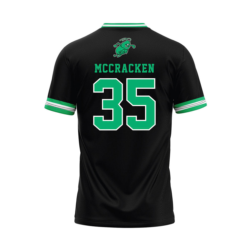 UAM - NCAA Baseball : Ian McCracken - Black Baseball Jersey-1