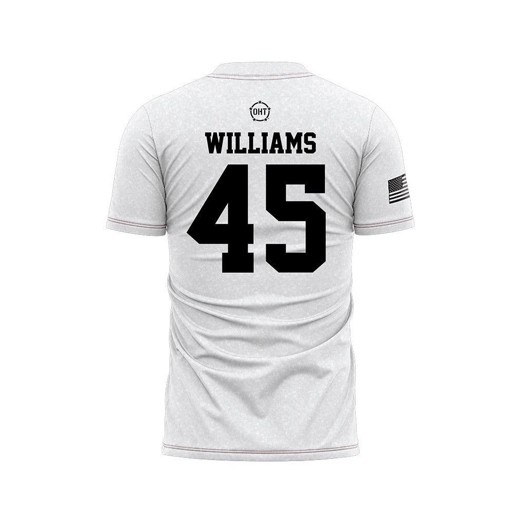 Alabama - NCAA Football : Jay Williams - Operation Hat Trick Soccer Jersey-1