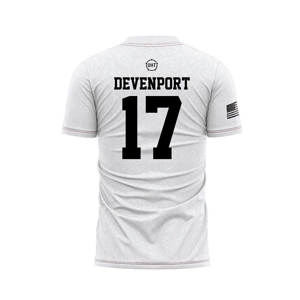 Alabama - NCAA Baseball : Logen Devenport - Operation Hat Trick Soccer Jersey-1
