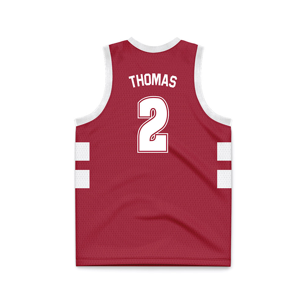Alabama - Men's Basketball Alumni : Emmett Thomas - Basketball Jersey-1