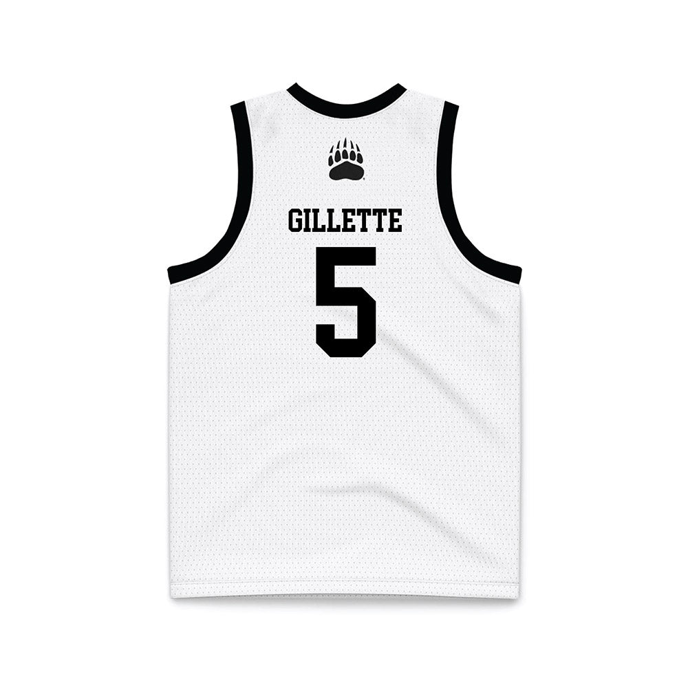 Montana - NCAA Women's Basketball : Kennedy Gillette - White Basketball Jersey-1