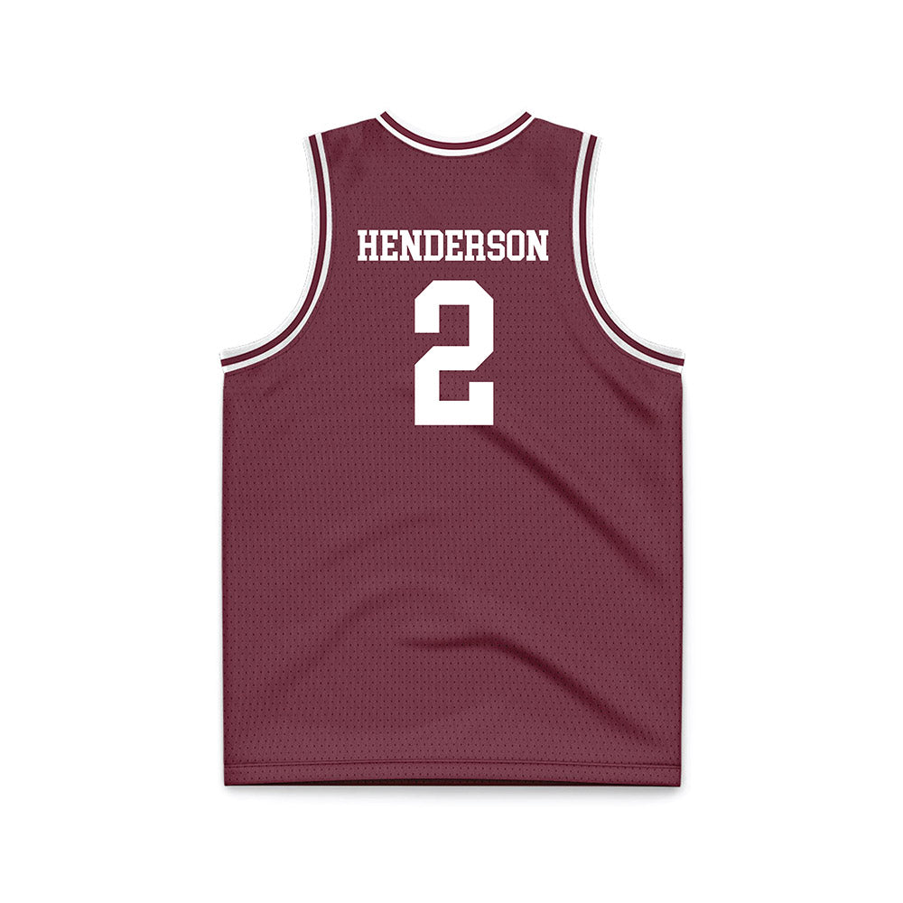 Montana - NCAA Men's Basketball : Chaseh Henderson - Maroon Basketball Jersey-1