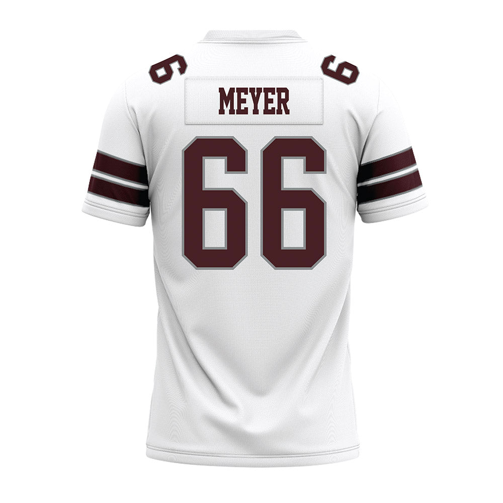Montana - NCAA Football : Ezra Meyer - White Premium Football Jersey-1