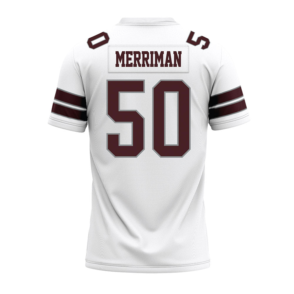 Montana - NCAA Football : Sam Merriman - White Premium Football Jersey-1