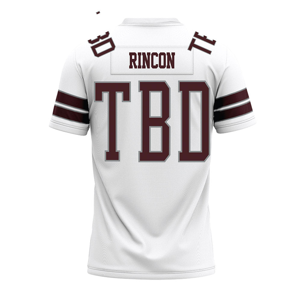 Montana - NCAA Football : Elijah Rincon - White Premium Football Jersey-1
