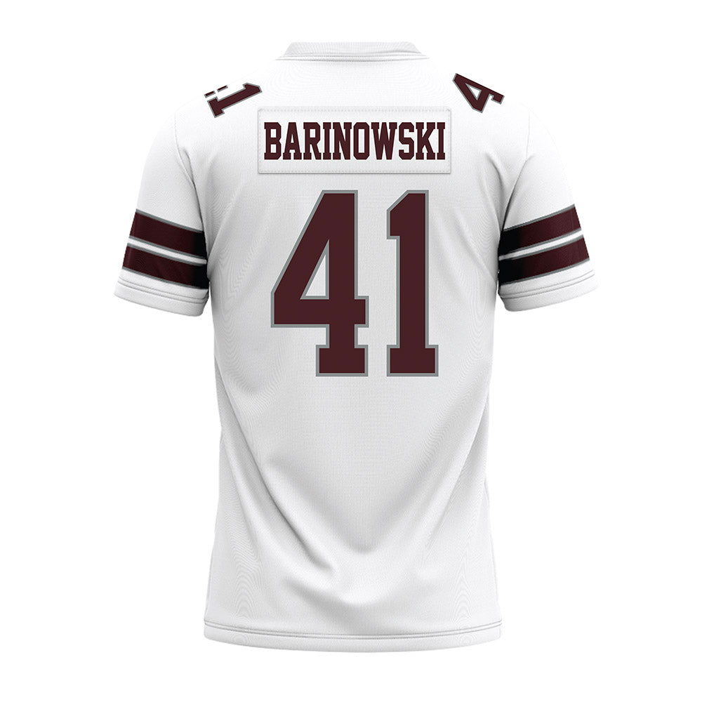 Montana - NCAA Football : Ryder Barinowski - White Premium Football Jersey-1