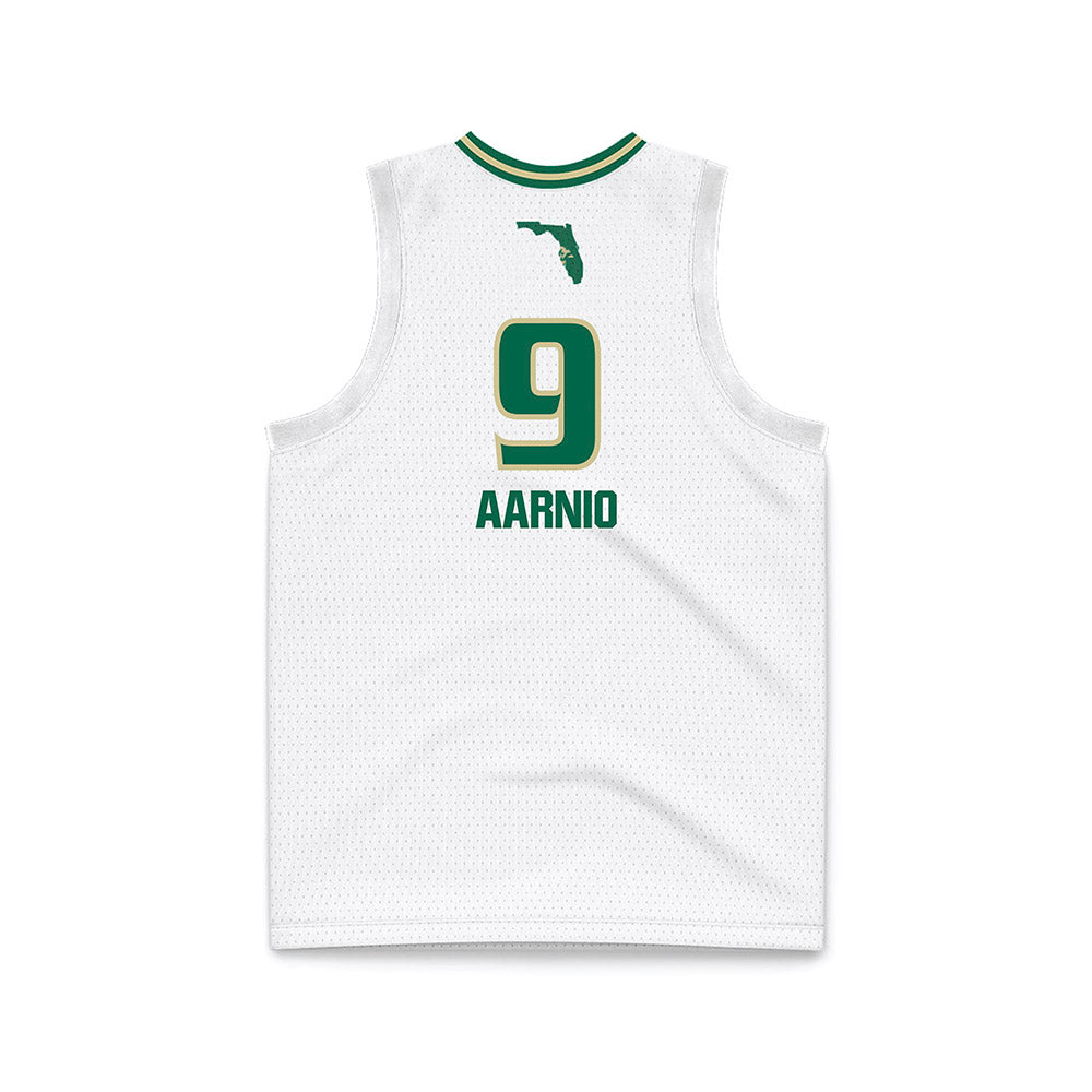 USF - NCAA Women's Basketball : Janette Aarnio - White Basketball Jersey-1