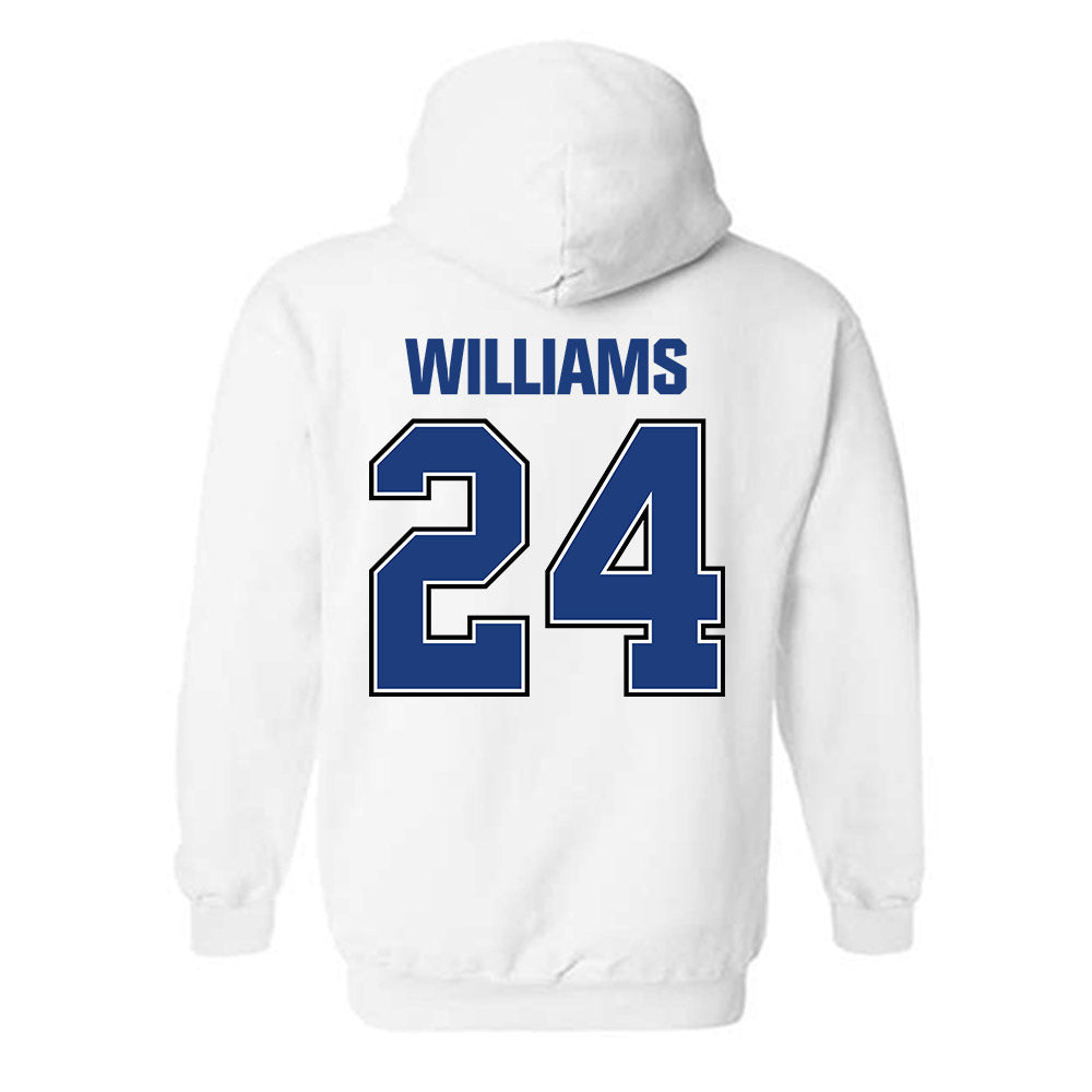 Daemen - NCAA Men's Basketball : Ronnie Williams - Classic Shersey Hooded Sweatshirt-1