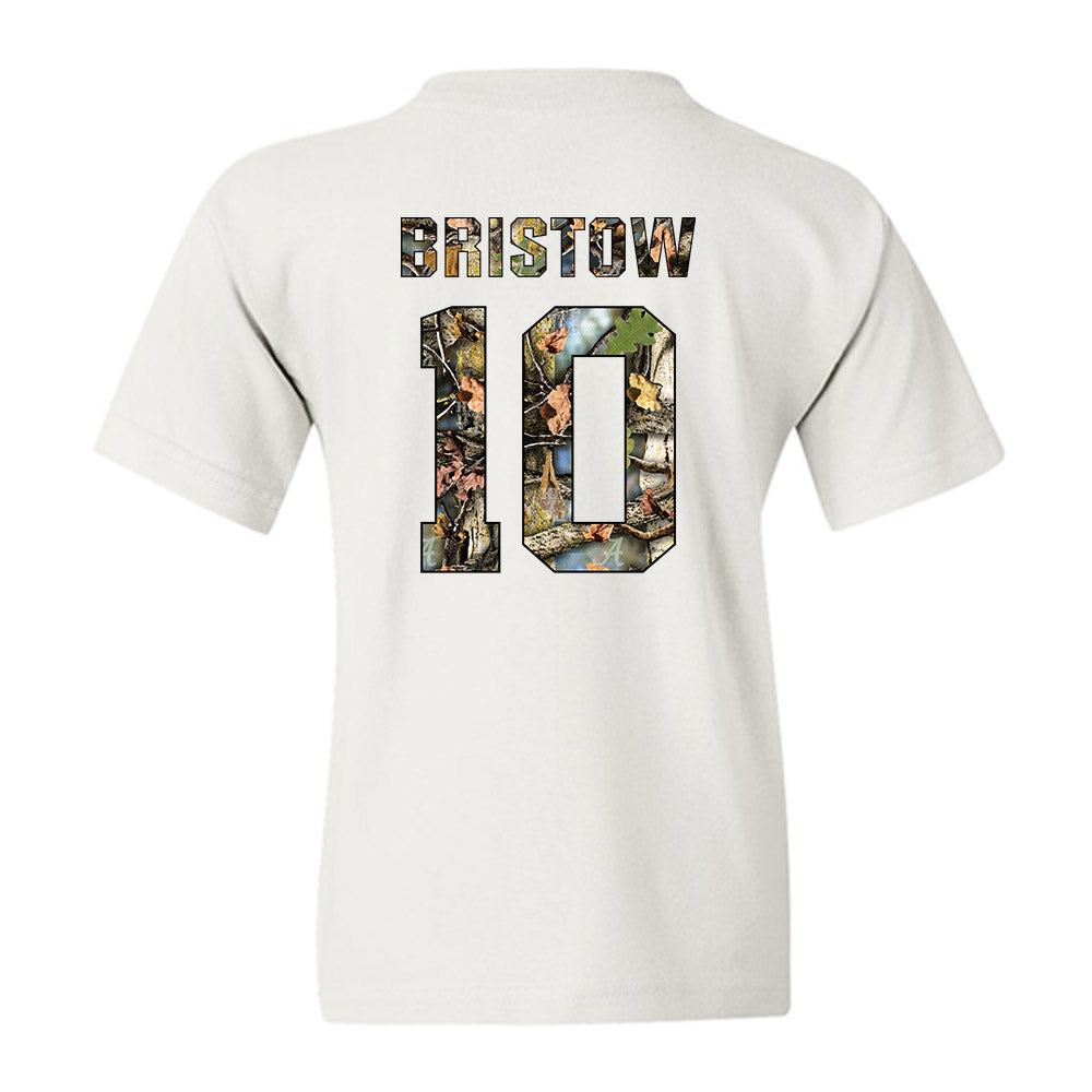 Alabama - NCAA Men's Basketball : Keitenn Bristow - Youth T-Shirt-1