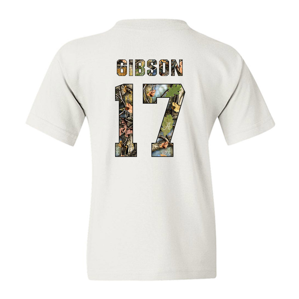 Alabama - NCAA Football : Zyan Gibson - Youth T-Shirt-1