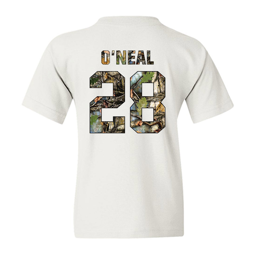 Alabama - NCAA Football : Carmelo O'Neal - Youth T-Shirt-1