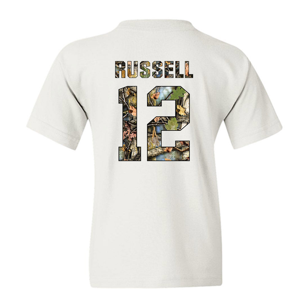 Alabama - NCAA Football : Keelon Russell - Youth T-Shirt-1