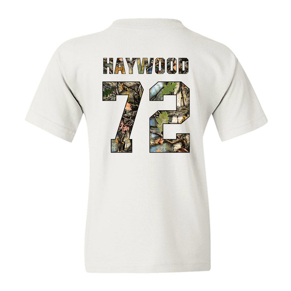 Alabama - NCAA Football : Ty Haywood - Youth T-Shirt-1