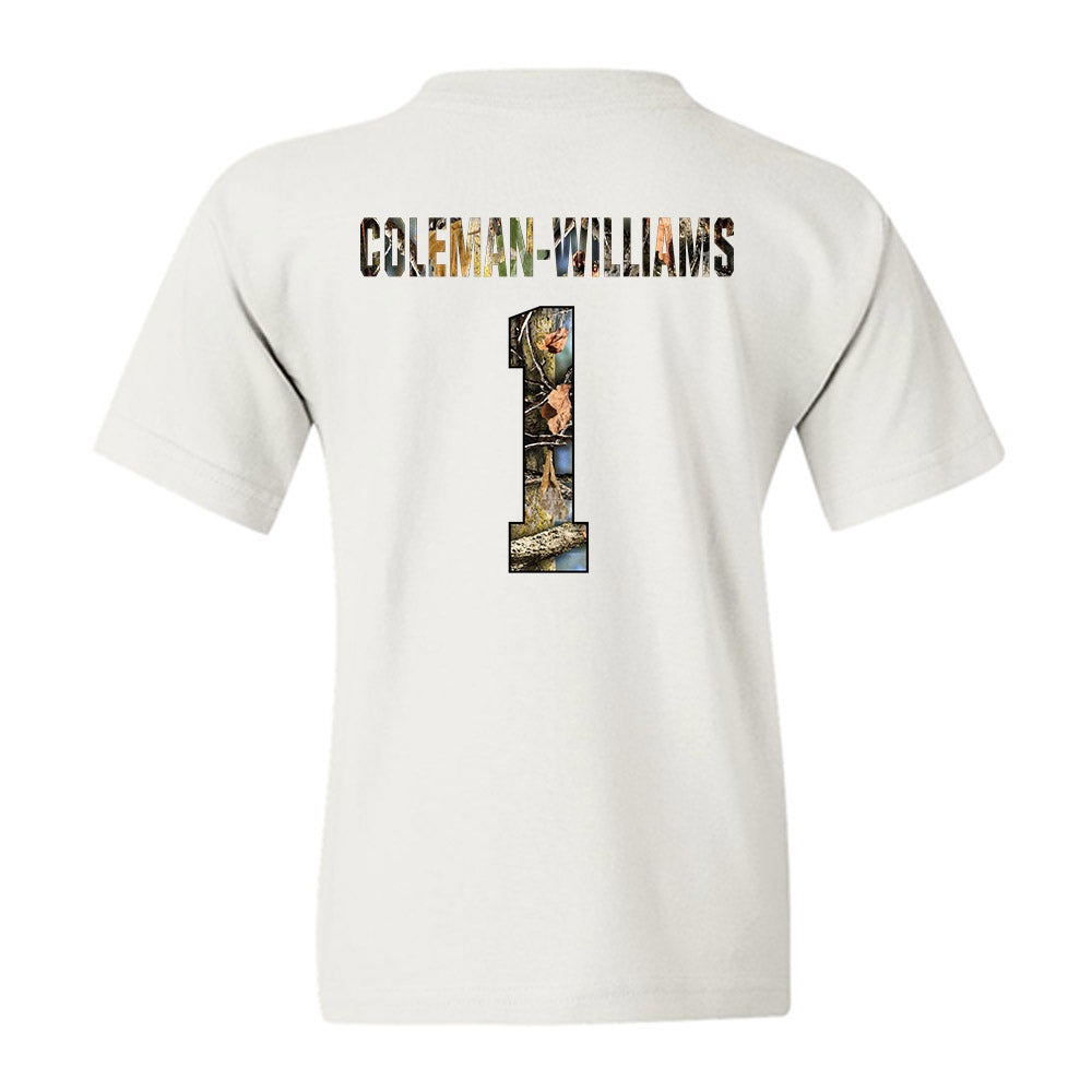 Alabama - NCAA Football : Ryan Coleman-Williams - Youth T-Shirt-1