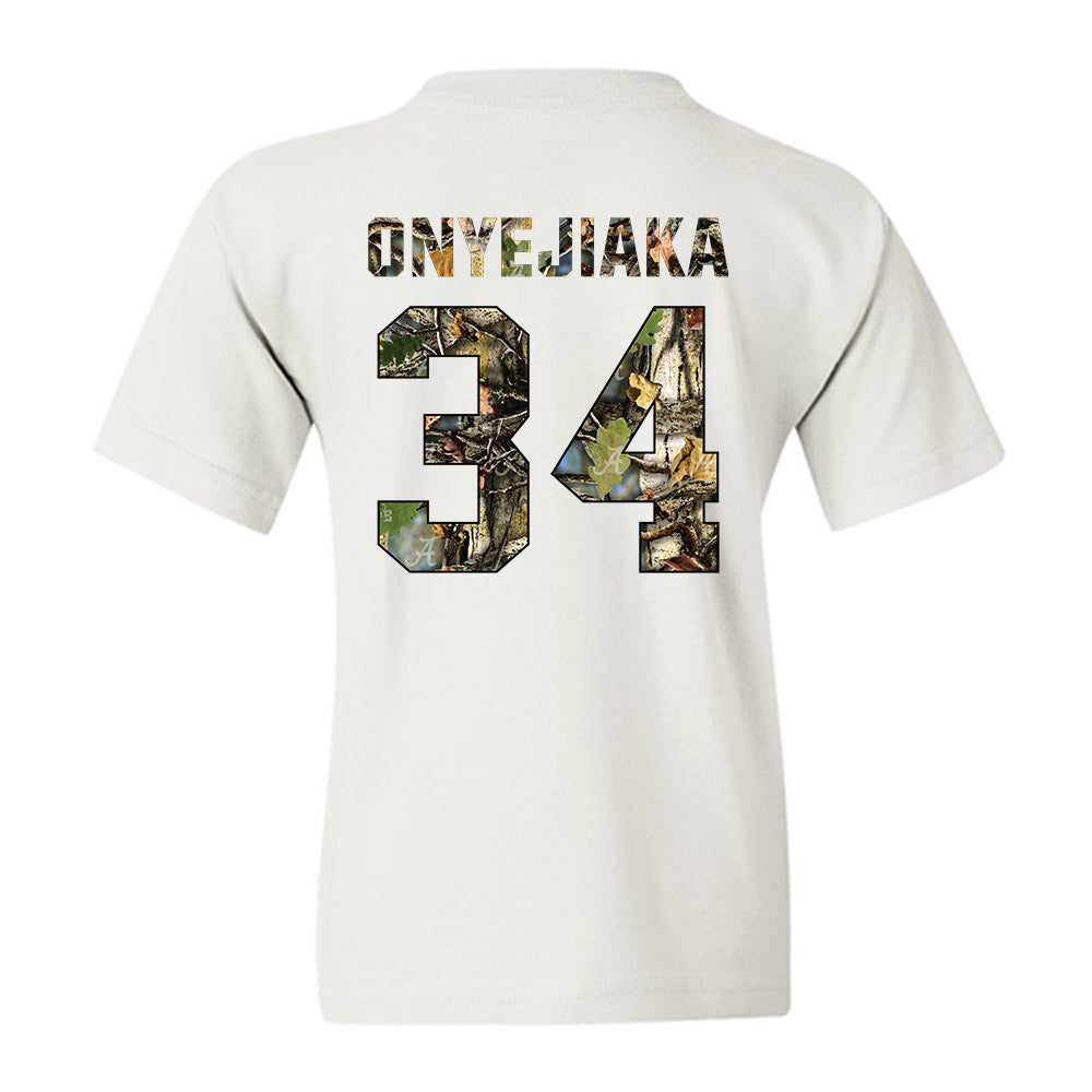 Alabama - NCAA Men's Basketball : Collins Onyejiaka - Youth T-Shirt-1