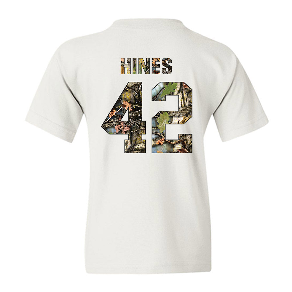 Alabama - NCAA Baseball : Eric Hines - Youth T-Shirt-1