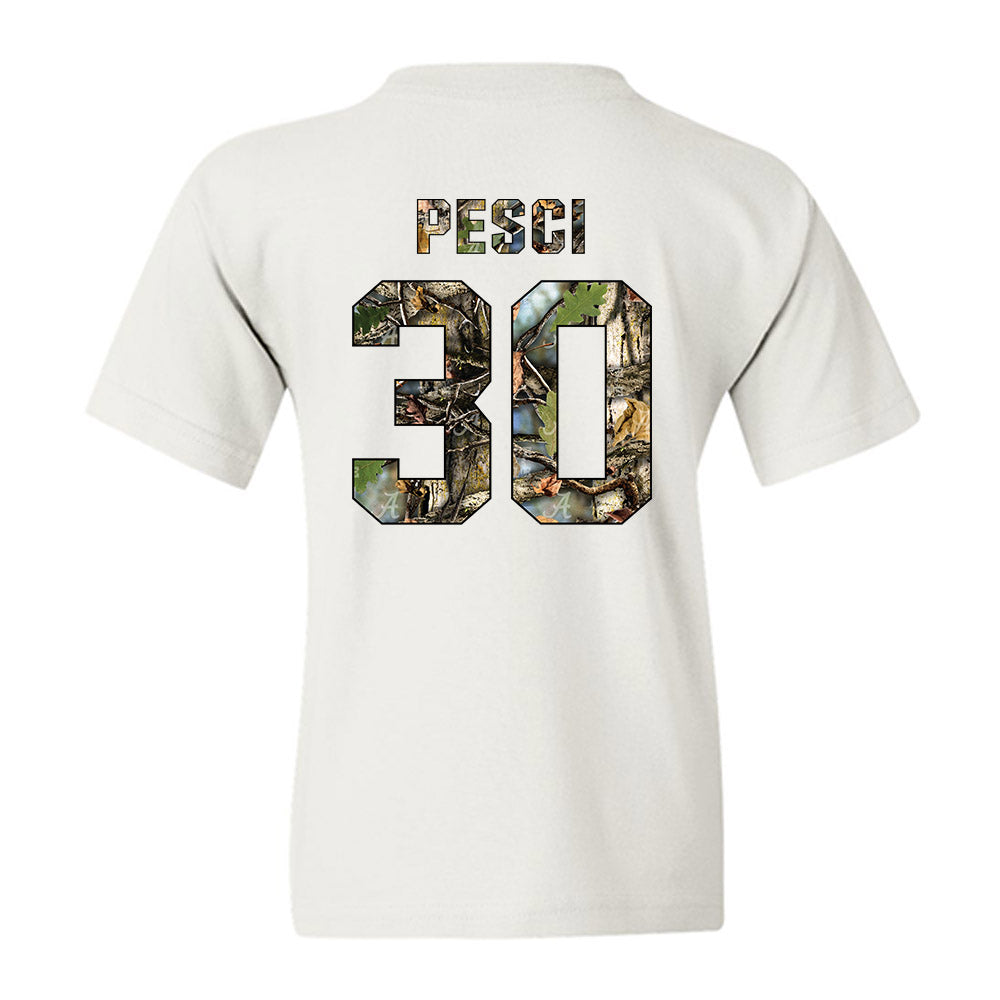 Alabama - NCAA Baseball : Anthony Pesci - Youth T-Shirt-1