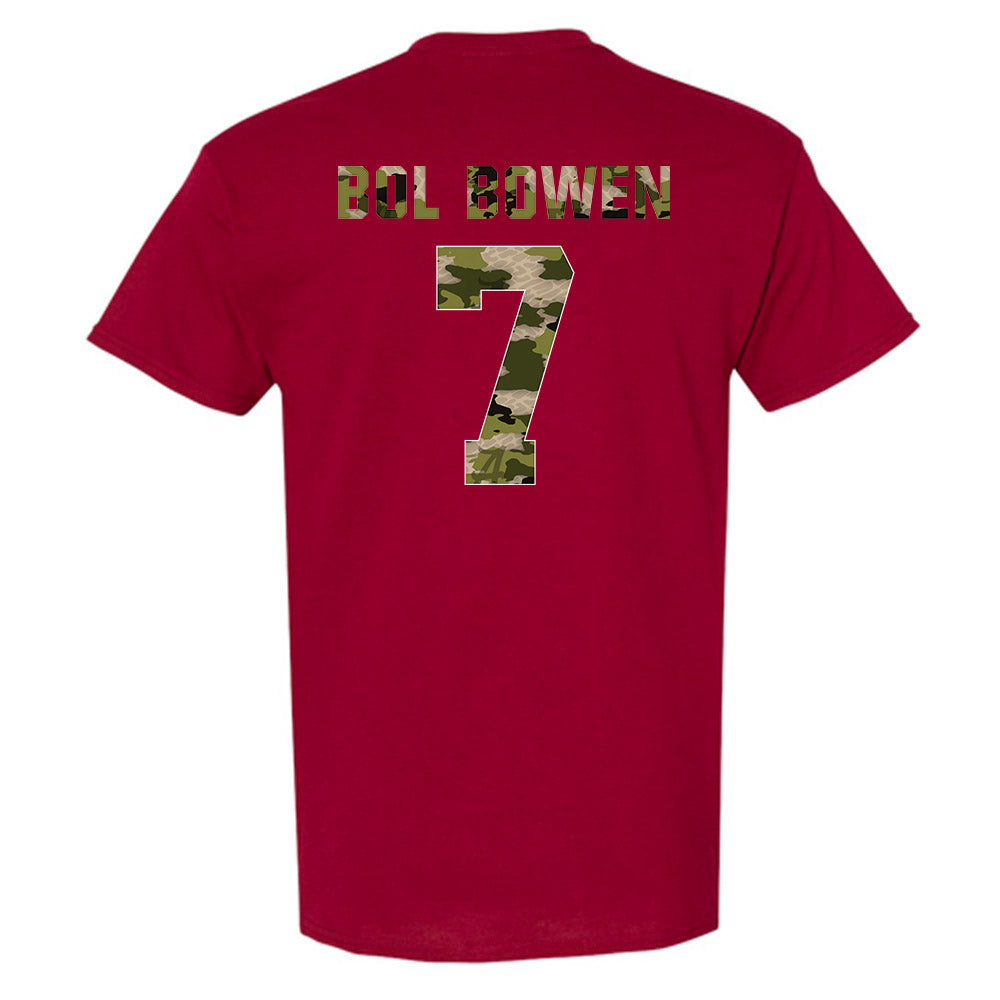 Alabama - NCAA Men's Basketball : Taylor Bol Bowen - Tusk Camo Script A T-Shirt-1