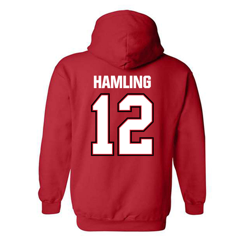 Minot State - NCAA Women's Basketball : Taryn Hamling - Classic Shersey Hooded Sweatshirt-1